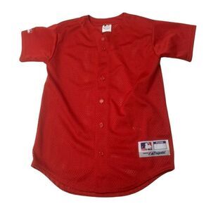 Vintage Baseball Style Button Down Jersey